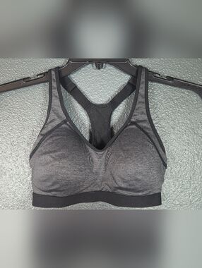 DSG Women’s Gray Racerback Sports Bra - Comfortable Support XS